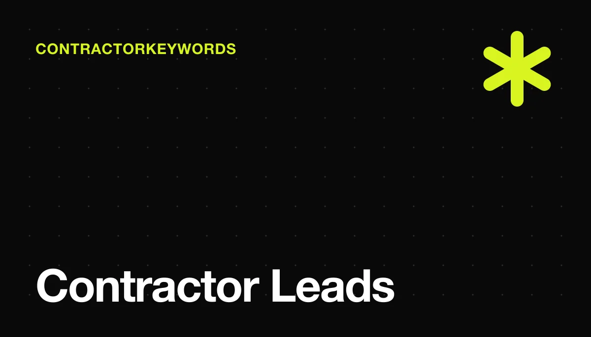 Contractor Lead Generation: 5 Methods Ranked by ROI